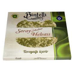 Bintelli Saray Helvası Antep Fıstıklı Çekme Helva (V) 400 gr