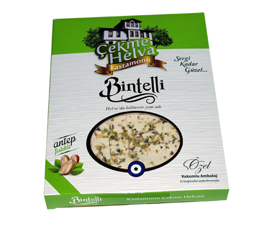 Bintelli Antep Fıstıklı Çekme Helva (V) 500 gr