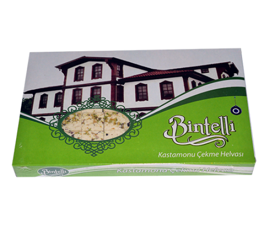 Bintelli Antep Fıstıklı Çekme Helva 550 gr