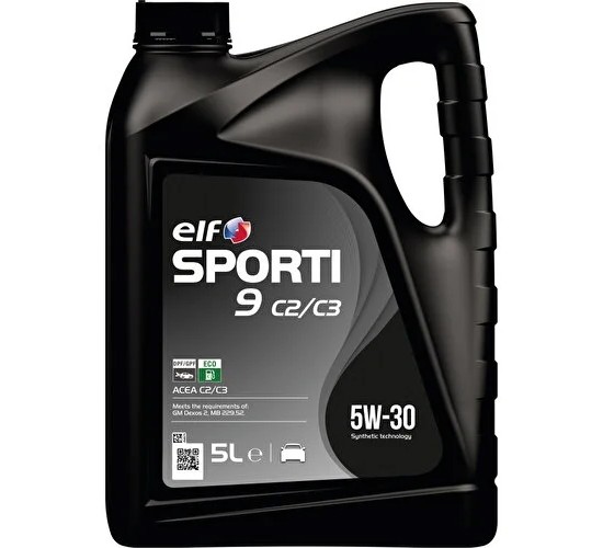 Elf Sporti 9C2/C3 5w-30 5 Litre Partiküllü Motor Yağı