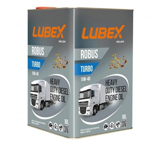 Lubex Robus Turbo 15W-40 18 Litre Ağır Dizel Motor Yağı