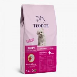 Teodor puppy yavru köpek maması kuzulu pirinçli 15 kg